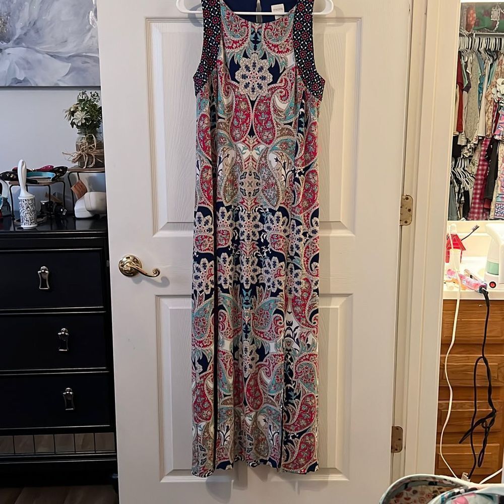 Chico’s Crown Paisley Maxi Dress